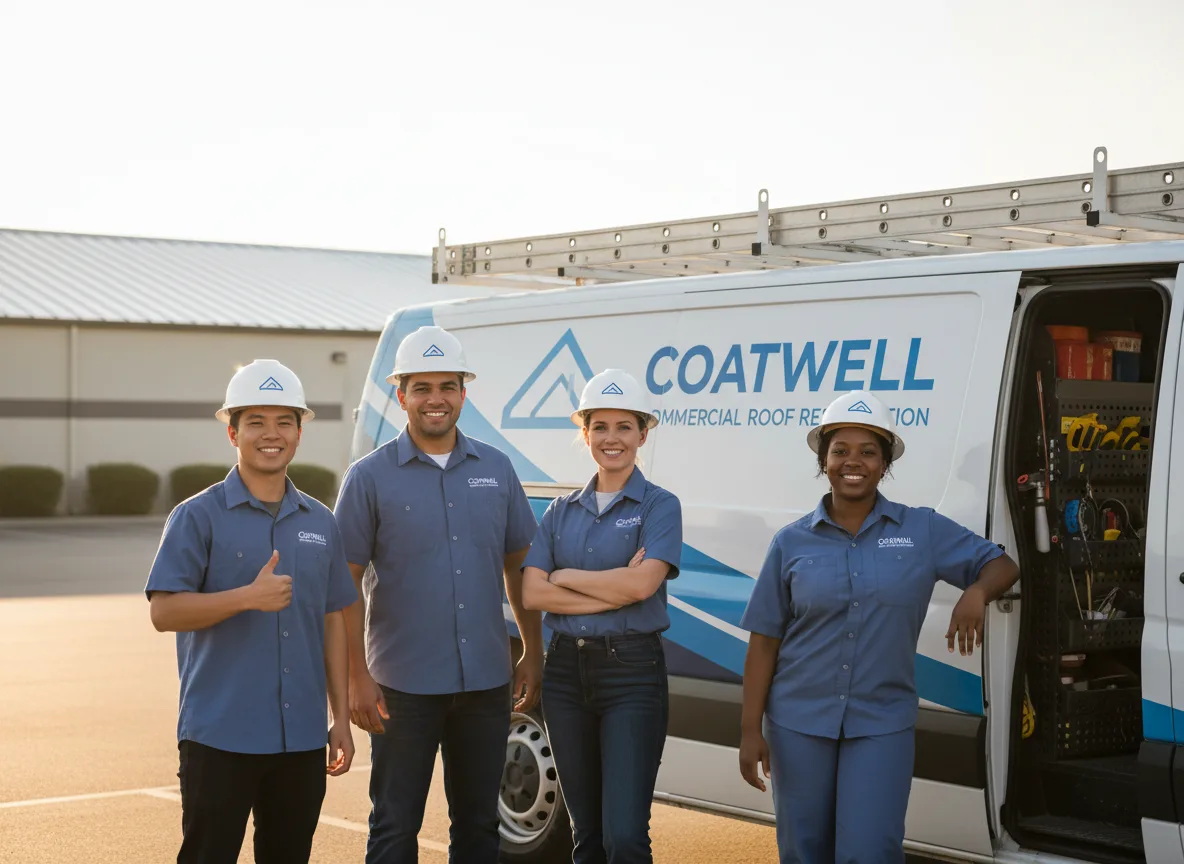 Commercial roof coating company in Temple, ME